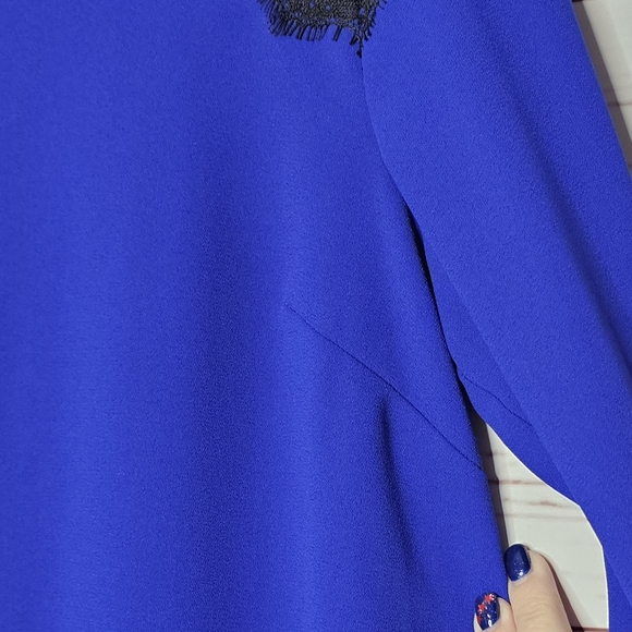 CeCe by Cynthia Steffe Blue Shift Dress - Picture 5 of 14